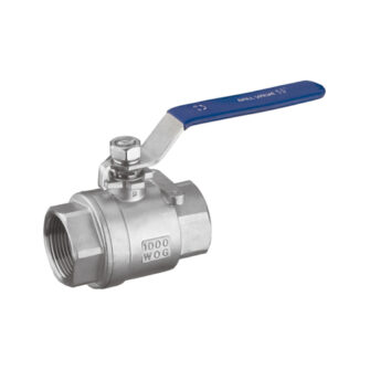 Stainless Steel Two-Piece Threaded Ball Valve